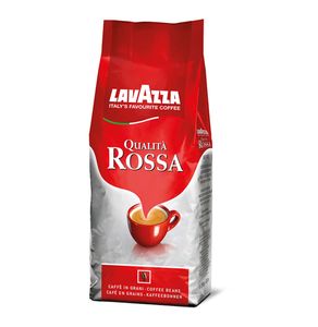 Lavazza Qualità Rossa 1000g, 1 kg, Americano,Espresso, Medium geröstet, Arabica and Robusta, 1 kg, Tasche
