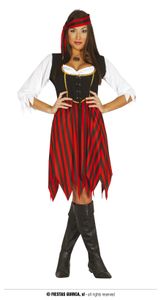 dress up Pirat Damen Polyester rot Größe L