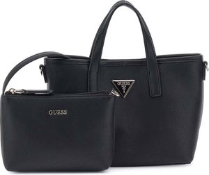Guess Schwarze Latona -Tasche mit Logo Guess Schwarze Latona -Tasche mit Logo