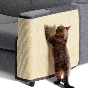 Navaris Katzen Kratzmatte Kratzschutz Sofa links - Sisal Kratzteppich für Katze - Sessel Couch Katzenkratzmatte - auch für Hunde Navaris Katzen Kratzmatte Kratzschutz Sofa links - Sisal Kratzteppich für Katze - Sessel Couch Katzenkratzmatte - auch für Hunde