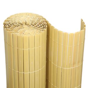 Yakimz zástěna na ochranu soukromí PVC plot bambusový větrolam pro zahradu balkon a terasu 120x800cm