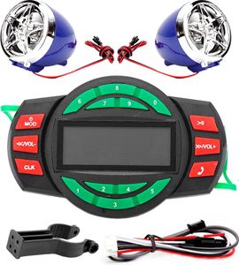 Reproduktor Bluetooth na motorku, prehrávač hudby MP3, multifunkčná funkcia BT pre telefón, možnosť výberu prehrávania na motorke