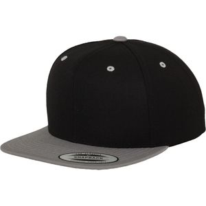 Urban Classics Classic Smapback 2-Tone Cap Herren Basecap Neon, Farbe: Black/Silver