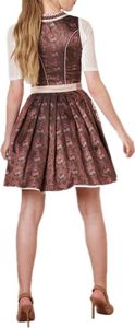 Dirndl Benita 50er Länge bordeaux 38