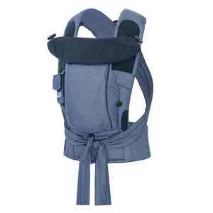 Hoppediz® Bondolino Plus Design: blau melange, Größe: One Size mit Aufbewahrungsbeutel und bebilderte Bindeanleitung