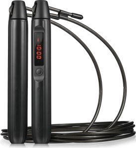 Švihadlo Queenfit® s LCD displejom a Bluetooth - 300 cm nastaviteľná šnúra - Švihadlo, švihadlo na rýchlosť, švihadlo - Fitness, tréning, Crossfit, kardio, posilňovňa Švihadlo Queenfit® s LCD displejom a Bluetooth - 300 cm nastaviteľná šnúra - Švihadlo, švihadlo na rýchlosť, švihadlo - Fitness, tréning, Crossfit, kardio, posilňovňa