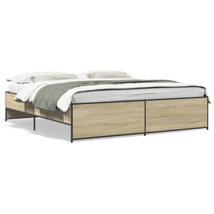 Dubový rám postele Sonoma 180x200 cm materiál na báze dreva a kovu