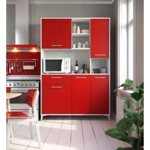 ECO Küchen-Sideboard 120 cm – Mattrot