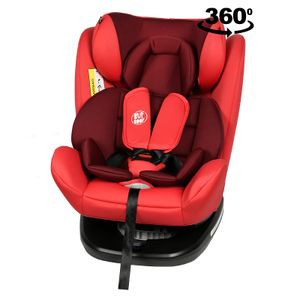 Tweety Red Kindersitz mit 360 Grad drehbarem Isofix-System- BUF BOOF 0, 36 kg, schwarze Basis