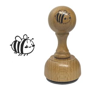 Biene Holzstempel