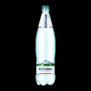 BORJOMI Natuerliches Mineralwasser mit Kohlensaeure versetzt, 6er Pack, 6 x 1 L PET flasch