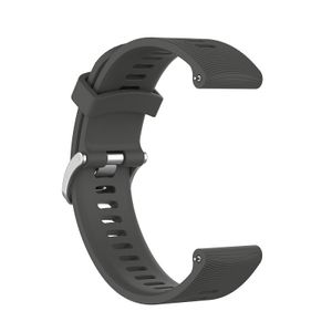 INF Armband für Garmin Forerunner 245 Silikon Schwarz mit watches 20mm breiten Grau 20 mm Garmin Forerunner 245