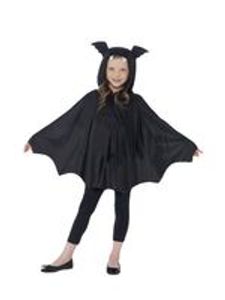 Fledermaus Cape mit Kapuze für Kinder Halloween Kostüm