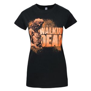 The Walking Dead Damen Zombies T-Shirt NS4578 (L) (Schwarz)
