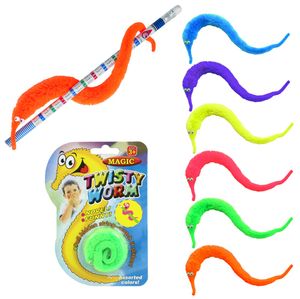 1 x červ - magic worm Magic Twisty Worm, 1 ze 6 barev