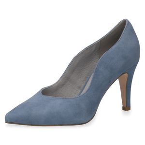 Caprice Damen Pumps High Heels 9-22403-20, Größe:38.5 EU, Farbe:Blau