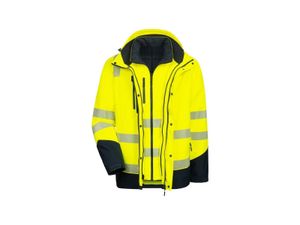 NITRAS Warnschutzjacke "Motion neongelb / marineblau, Gr. XXL