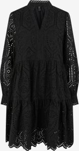 Yas Holi S Langärmliges Kurzes Kleid Schwarz M Frau Schwarz M