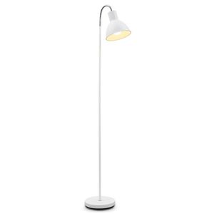 Stehleuchte Industrial Design Stehlampe Standleuchte Stand Lampe Metall 1-flammig weiß