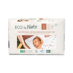Eco by Naty Neugeborenen-Windeln 2-5 kg (25 Stück)