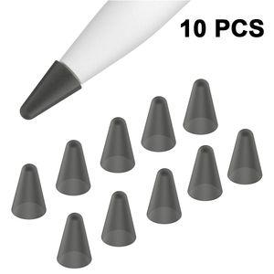 Kompatibel mit Apple Pencil Tips, 10 Pack, iPencil Tips, Extra Stylus Replacement Tips, Kompatibel mit Apple Pencil 1st und 2nd(Grau)