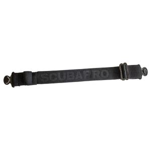 Scubapro Comfort Straps - elastisches Maskenband, Farbe:schwarz/schwarz