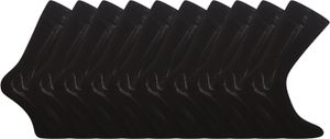 10PACK Ponožky Styx dlhé bambusové čierne (10HB960) - M