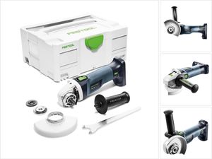 Festool AGC 18-125 Li EB-Basic akumulátorová úhlová bruska 125mm 18V bezkartáčová ( 575343 ) + systainer - bez baterie, bez nabíječky