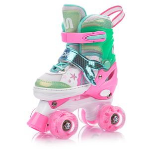 Wrotki Meteor Mermaid S 30-33 Retro Roller Skates Disco Roller Skate Youth Roller Skates Kids Quad Skate