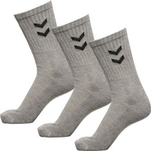 HUMMEL 3-Pack Basic Sock GREY MELANGE GREY MELANGE 41