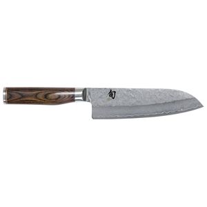 KAI TDM-1702 Shun Premier Tim Mälzer Santoku nůž 18 cm, hnědý/stříbrný (1 kus)