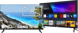 32" HD Smart TV/Fernseher JTCS32H39323FL, VIDAA, Triple Tuner