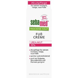 Sebamed Fußcreme Urea Akut bei rauer und trockener Haut 100ml