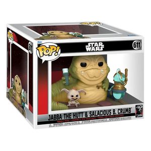 Star Wars - Jabba the Hutt & Salacious B. Crumb 611 - Funko Moments Pop!