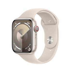 Apple Watch Series 9 45 mm LTE Aluminium Polar Star Sport M/L