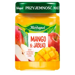 Dżem z mango i jabłek o obniżonej zawartości cukru Herbapol 280 G