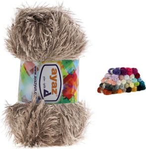 100g Strickgarn Yumos Fransenstrickgarn Strickwolle Häkelgarn
