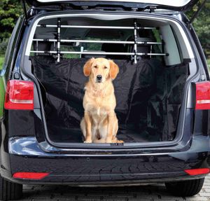 TRIXIE Kofferraumschutzdecke für Hunde 170x230 cm Hohe Seite Schwarz