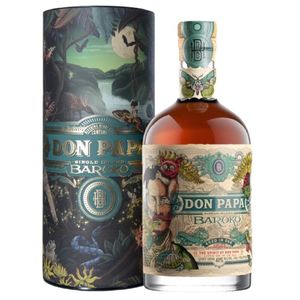 Don Papa Baroko 0,7L in der neuen "END OF THE YEAR" Christmas Tube. Geschenktube