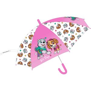Dievčenský vystrelovací dáždnik Paw Patrol - Girl Pups