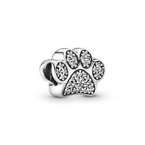 Pandora 791714CZ Charm Element Pfötchen Sparkling Paw Silber