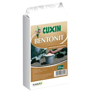 Cuxin Bentonit  Tonmineral gekörnt  Gesteinsmehl 25 kg.