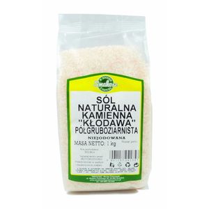 Sól naturalna kłodawska półgruboziarnista 1kg DARY NATURY