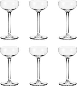 LEONARDO 061645 Cheers Likörschale Glas, 75ml, H 13,5cm, klar (6 Stück)