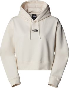 The North Face W Essential Crop Hoodie White Dune White Dune M The North Face W Essential Crop Hoodie White Dune White Dune M