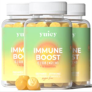 Immun Multivitamin A-Z vegane Gummibärchen hochdosiert - Immunkur - yuicy® Immune Boost