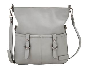 ESPRIT Umhängetasche Liz Flap Shoulder Bag Light Grey grau