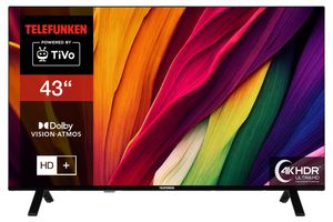 Telefunken XU43TO750S 43 Zoll Fernseher / TiVo Smart TV (4K UHD, HDR Dolby Vision, Dolby Atmos, HD+)