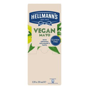 Hellmann's Vegane Mayonnaise 120 Stück à 20 ml - 2 kg