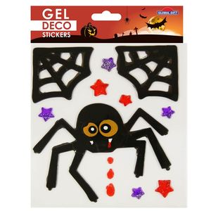 Halloween Gel-Sticker - Spinne